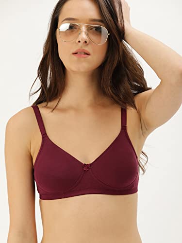 Image of SCTC 100% Cotton Girls /Women's Everyday Wire Free (Non Wire) Non Padded B-Cup Seamless | T-Shirt | Full Coverage Bra Pack of 1 Color:: (May be Vary)