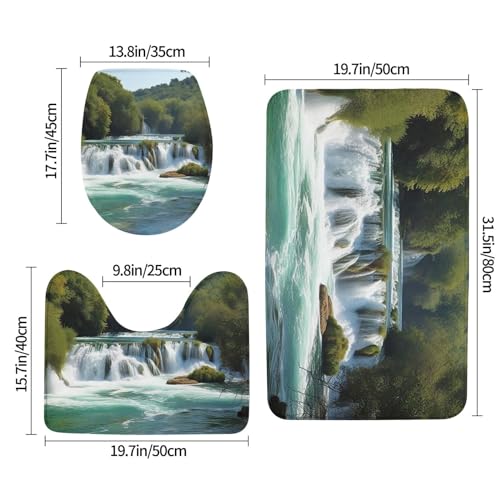 Tapis de bain antidérapant lavable pour sécuriser le sol de douche - 3