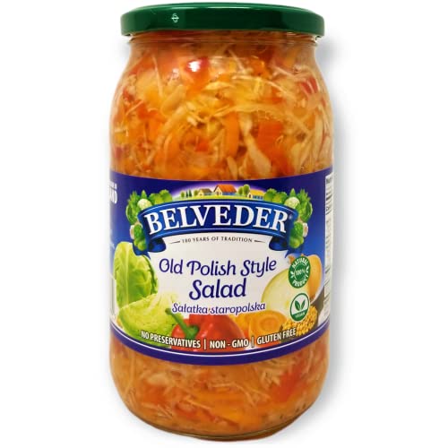 Belveder Old Polish Style Salad 31.74 oz 900g, Vegan, Non-GMO,