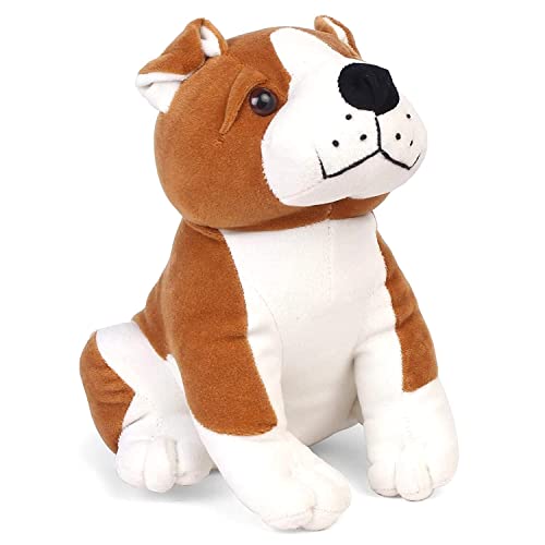 Image of Plush Stuffed Animal Toy | Ultra Soft and Cuddly Teddy for Kids and Adults | Cute Hugging Doll for Gifting, and Bedroom Decor (Brown Dog)