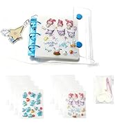 【正規品】シール帳 水色統一 完成品 7ページ キーホルダー付き シールバインダー/平成ファンシー【購入制限2点まで】 | シール