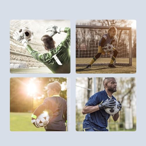 Gants de gardien de but football enfants barrettes protection anti-usure