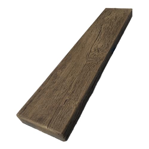 コンクリート製 枕木 コンブレッド ラフウッド 【床材】 1200×200×60mm 古木 擬木 敷材 防腐 (ラフブラウン, AB-Y-120)