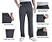 TRAILSIDE SUPPLY CO. Mens Sweatpant Workout Pants with Zipper Pockets,Loose Fit Dark Grey, M