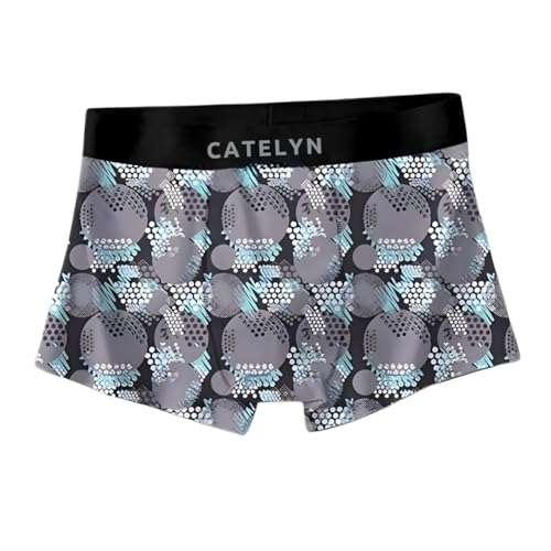 Image of CATELYN Ultra-Soft Nylon Breathable Stretch Trunks Men's Premium Printed Innerwear for Daily Comfort Men Sweatproof (Pack of 4)