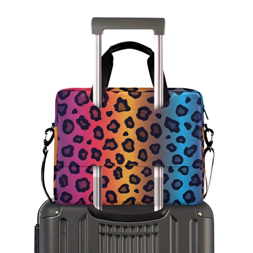 Funda portátil ALAZA estampado leopardo arcoíris 13-15.6 pulg miniatura 3