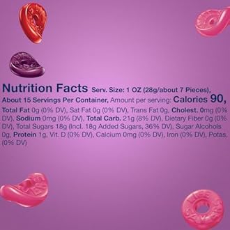 LIFE SAVERS Wild Berries Gummy Candy, 3.22 oz Bags (Pack of 12)