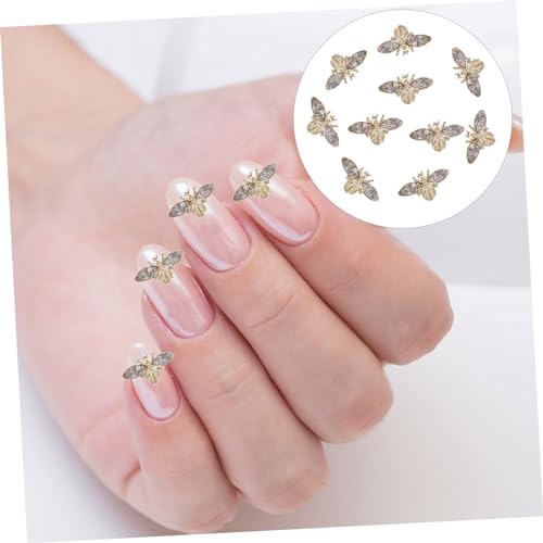 Charms de manucure abeille en alloy de qualité supérieure - 4