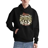 Men's Machine-Washable Bone Thugs Rock-N-Musi Harmony Band Polyester Sweatshirt with Pocket Stylish Lightweight Athletic Tops for Streetwear Small