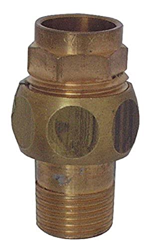 Cornat Soldadura de rosca exterior, 1, 1 manguito, sellado cónico, a 22 mm, B 3/4zoll, 1 pieza, rotguss, t5341g2234