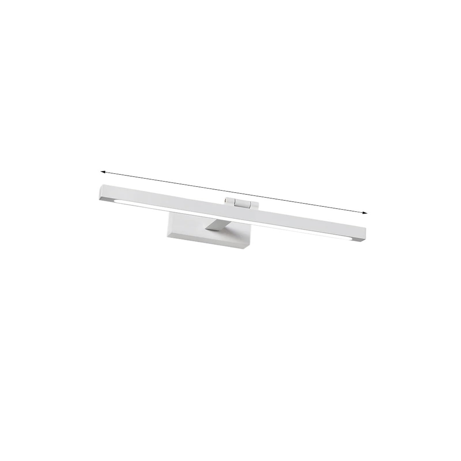 CUDTAPI Modern Led Wall Light Indoor For Room Bedroom Beside Living Room Bathroom Led Wall Lamp, Nordic Picture Light Wall Sconce Light(5500-7000K,WHITE 80CM)