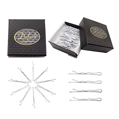 Épingles à cheveux blanches anti-glisse de 3.5 cm pour maintenir les mèches des filles