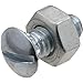 NATIONAL/SPECTRUM BRANDS HHI N280-875 Ribb Neck Bolt/Nut, 12-Pack