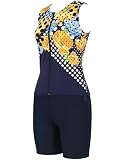 Wacoal Swim Wear （ワコール スイムウェア) フルシェイプ水着 セパレート ボディラインを美しくサポート 体型カバー部位【おなか・せなか・ヒップ・ふともも】 Qサイズまで対応 大きいサイズ SWS731 YE 13L