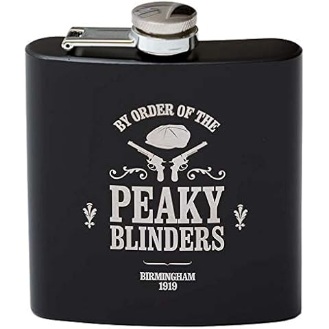Petaca negra Peaky Blinders 170ml Cover
