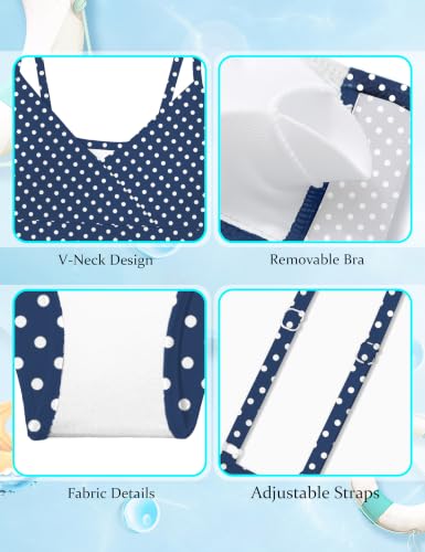 Image of Girls Swimsuit V Neck Bikini Set Color Block with Cover Up 3Pcs Bathing Suits