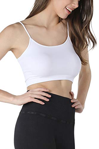 NIKIBIKI Women Seamless Classic Crop Top Bralette, Made in U.S.A, One Size2