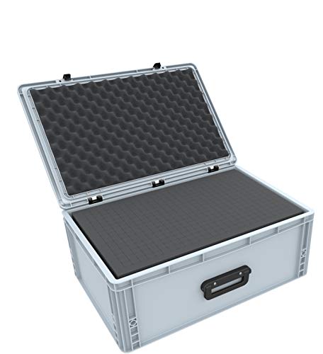Feldherr ED 64/27 1G Eurocontainer Case/Euro Doos met handvat 600 x 400 x 285 mm inclusief pick and pluck foam