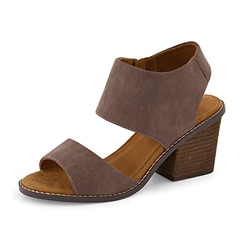 CUSHIONAIRE Women's Rosanna cut out sandal +Memory Foam and Wide Widths Available