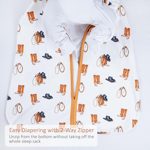 Image of LollyBanks Sleep Sack, 100% Cotton Neutral Baby Sacks, 0.5 TOG Sleep Sacks Lightweight with 2-Way Zipper