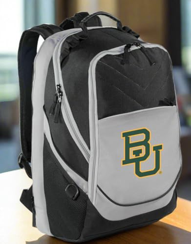 Image of Broad Bay Baylor Bears Backpack | Official BU Logo, Padded Laptop Computer Section, Premium 600 Denier Nylon Fabric,