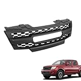 Front Bumper Grille Compatible with 2009-2016 Frontier, Plastic Mesh Grill Insert for Frontier Pickup Truck