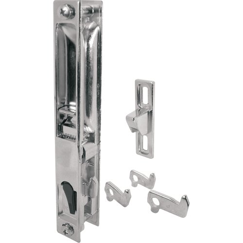 Slide-Co 14436 Glass Door Flush Latch, Chrome (Single Pack) by PRIME-LINE - Used condition - US$10.85
