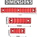 Gotical Combo of 5 Slots & 7 Slots M-Lock Rail Picatinny Rail Section Adapter Super Value Pack M-Lock with Set of Screws ML0K Picatinny Accessory Rail (Pack of 8 - Slots, Trigger & Attachment)