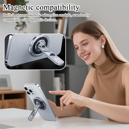 Support téléphone aimanté avec rotation 360 pliabilité totale