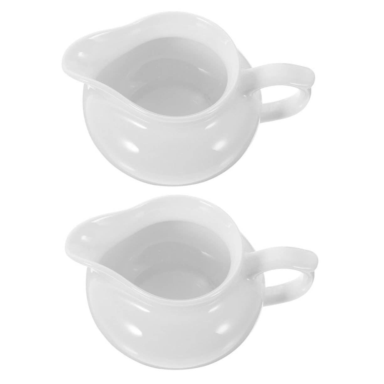 PRETYZOOM Ceramic Sauce Pot Set Milk Cup Sauce Dispenser Gravy Boat Kitchen Accessory