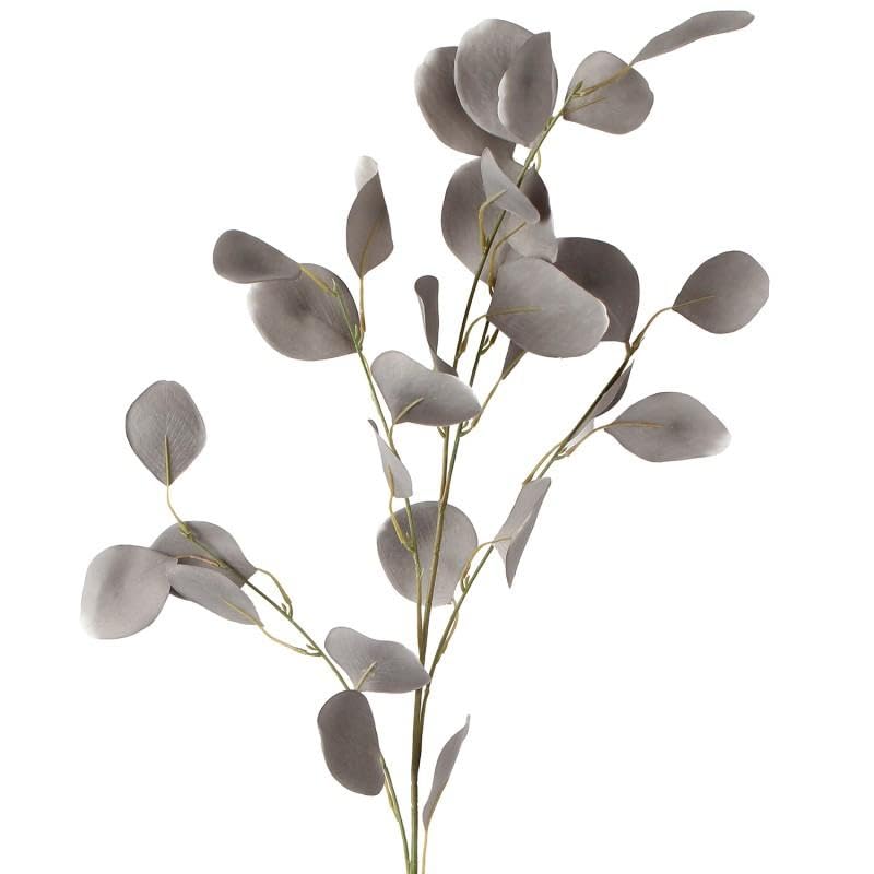 Branches artificielles DRW haut de gamme 90cm feuillage polyuréthane gris