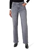 Pantalon en jean pour femme avec système à cinq poches, bouton, fermeture éclair, passants de ceinture