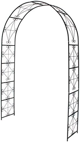 1. GO Steel Garden Arch, 7'2'' High x 4'5'' Wide, Garden Arbor for Various Climbing Plant, Outdoor Garden Lawn Backyard