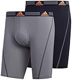 adidas Men's Sport Performance Climalite 9-Inch Midway Underwear (Pack of 2)