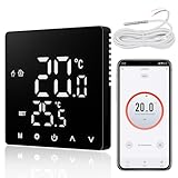 Thermostat intelligent : l'interrupteur thermostatique régule la température du chauffage électrique, assurant ainsi un climat intérieur agréable. Prend en charge le courant maximal 16 A, tension 110-240 V.