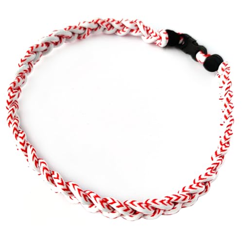 Masyanx Drip Baseball Necklace Rope Braided Necklace Player Gameday Necklace (Baseball, 16")