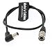 4 Pin Hirose Male to Right Angle DC Jack for Sound Devices 633/644/688 Zoom F8 Blackmagic Cinema Camera 4k