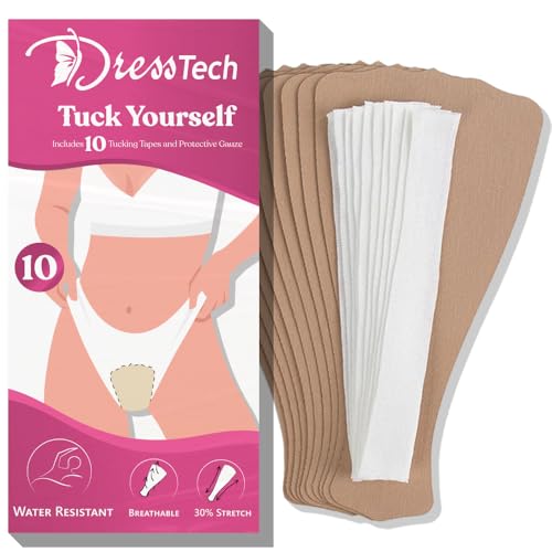 DressTech Tucking Tape Kit | All Day Tuck Kit for Crossdressers, Drag Queens, Trans Women | Tucking Underwear2