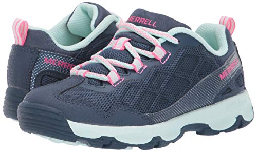 Merrell Kid's Unisex Chameleon 2.0 Lace-Up, Navy/Turquoise,12 Big Kid #TOP6