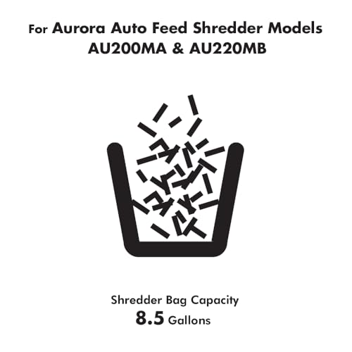 Aurora Sacos trituradores SB50, projetados para trituradores de alimentação automática Aurora AU200M