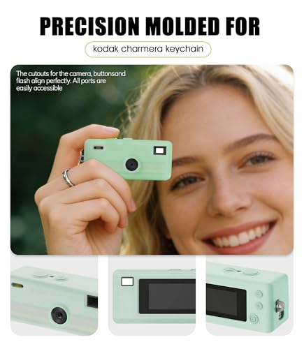 Funda para cámara Kodak CHARMERA con protector de pantalla y correa miniatura 2