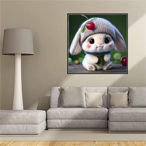 Peinture Diamant Adulte Animaux pour Décoration Murale de Salon 75x75
