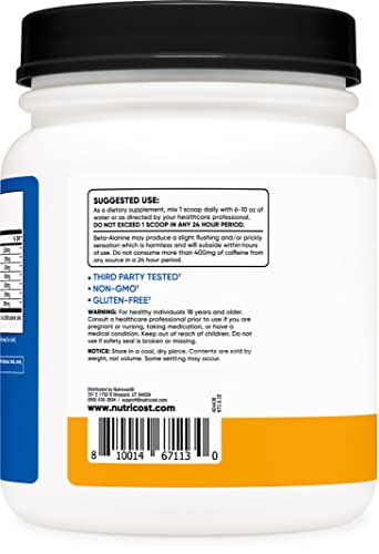Nutricost Pre-Workout Powder Complex, Peach Mango, 60 Servings, Vegetarian, Non-Gmo And Gluten Free #TOP2