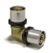 Produktbild Pipetec Pressfitting Winkel 16x2 mm 90 Grad TH Kontur Verbundrohr, DVGW, TH-Profil