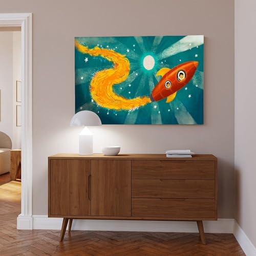 Toile spatiale haute définition 61x91.4 cm déco murale chambre - 6