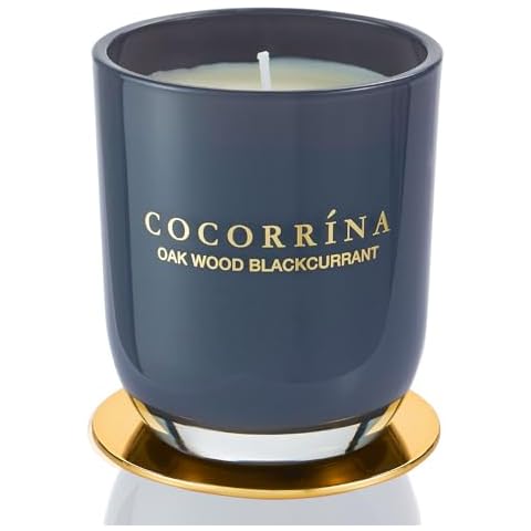 Cocorrína Scented Candle - Oak Wood Blackcurrant Cover