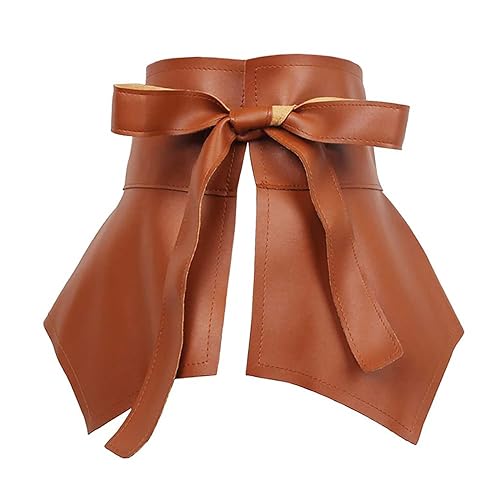 Hrtesus Peplum Belt For Women, Leather Peplum Decorative Belt, Wrap Around Cummerbund Corset Waistband