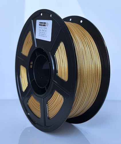 Image of PETG 3D Printer Filament 1.75 mm,Core Shell Co Extruded, Purple Gradient,Accuracy + /- 0.05 mm net Weight 1 kg for Ender3 Cr10 (PETG Galaxy Pearl Gold)