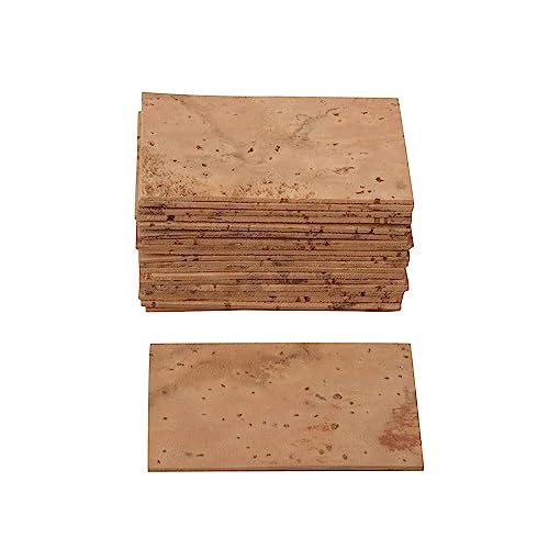ETFBUY 20 Pcs 45x25mm Universal Saxophone Neck Cork Sax Neck Joint Cork Sheet Replacement for Alto/Soprano/Tenor Saxophone