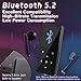 128GB MP3 Player with Bluetooth, Portable Music Player with Built-in Speaker, Enjoying Your Digital Music and Audiobooks Anytime,Includes FM Radio,Recorder,E-Book,and Comes with Earphones